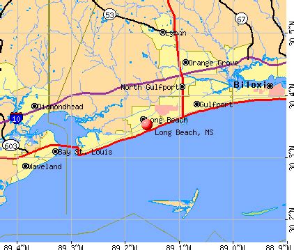 long beach mississippi map|Iba pa.